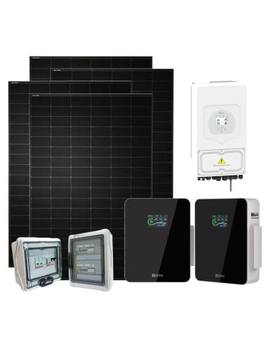 Einphasiges Photovoltaik-Kit 6020W Plus Deye 6kW Lithium Xcellent 10.24kWh