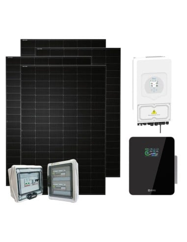 Einphasiges Photovoltaik-Kit 6020W Plus Deye 6kW Lithium Xcellent 5.12kWh