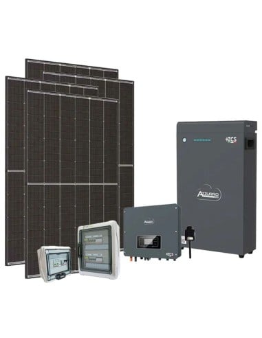 Einphasige Photovoltaik-Kit 3600W Plus-Zucchetti 3kW Akku ZSX5000 S 5.1kWh