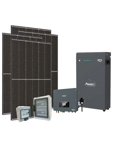 Einphasige Photovoltaik-Kit 4500W Plus-Zucchetti 4kW Akku ZSX5000 S 5.1kWh