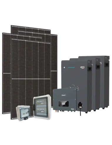 Einphasige Photovoltaik-Kit 6300W Plus-Zucchetti 6kW Akku ZSX5000 S 15.3kWh