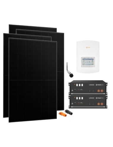 Serie Pro: vendita online Kit fotovoltaico monofase 4005W inverter ibrido Solis 3.6kW Pylontech 9.6kWh