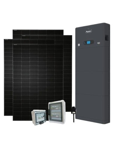 Einphasiger Photovoltaik-Kit 4005W Plus inverter Zucchetti 3kW lithium 5.12kWh