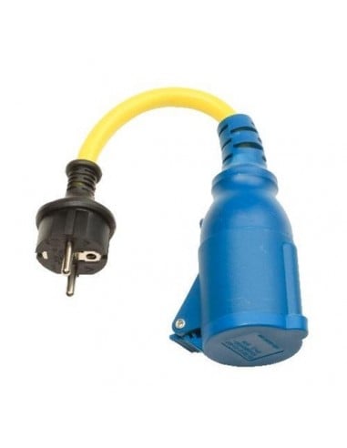 Adapter cable 30 cm with blue 230V 16A Victron Energy.