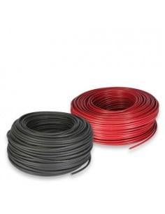 Set Cavo Solare 6mm 2mt Rosso e 2mt Nero con Connettori