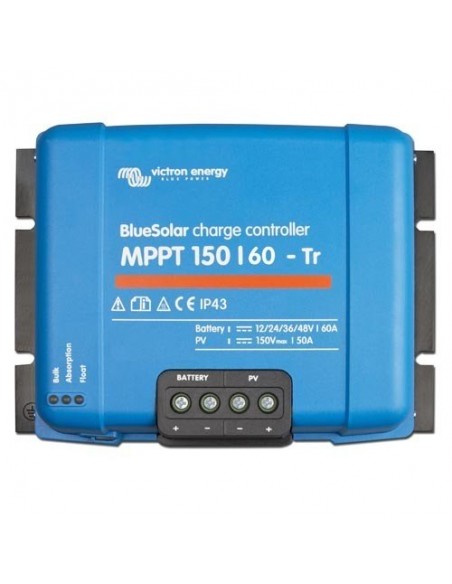 Regolatore di carica 60Ah MPPT 12/24/48V 150Voc TR + Bluetooth Victron  Energy